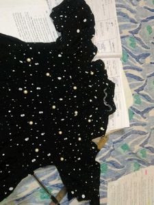 Polka Dot top floral