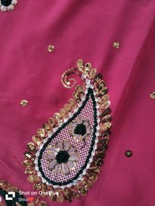 Beautiful Saree With Tari Work