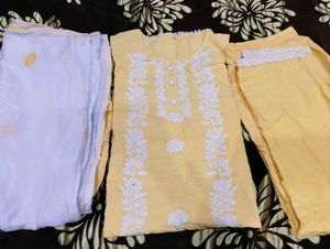 chikankari suit set