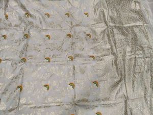 Elegant White Banarasi Saree