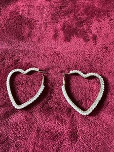 Heart Hoop Earrings
