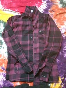 DC Plaid Flannel Shirt