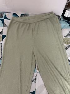 Sage Green Wide Leg Pants