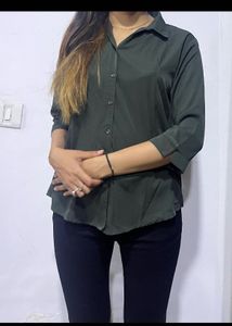 Olive Green Shirt