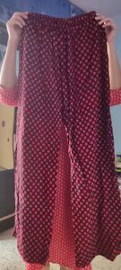 pure cotton unused night pant with drawstring and a combo of 9 unused earrings and 2 bracelet which have white stones on it.