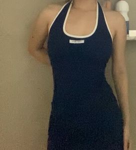 Navy Blue Mini Bodycone Dress