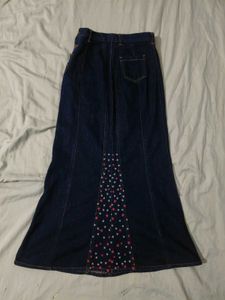 Dark Blue, Denim Skirt