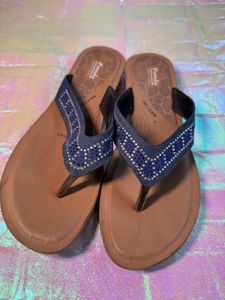 Beaded flip flops