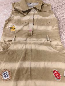 denim dress with top n leggings