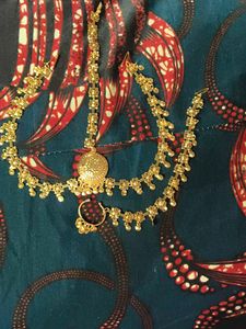 Gold-toned Headpiece with Nose Ring