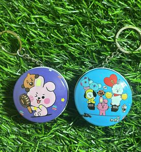 BTS tin Box Keychains