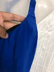 Aqua Green Blue Sleevless Top