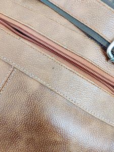 Rustic Red Leather Laptop Bag Hardly Used