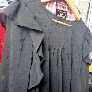 Black Long Blouse
