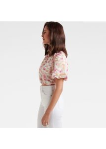 Forever New TATIANA TIEBACK LINENCROP