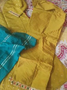 Elegant Mustard Kurta