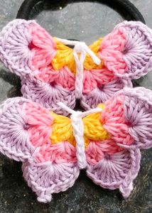Butterfly Crochet Hair Tie
