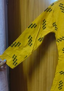 Mustard Kurta