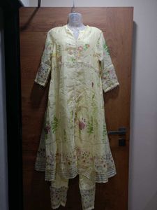 Lemon Yellow Kurta Set