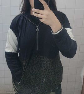 Trendy Patterned Hoodie