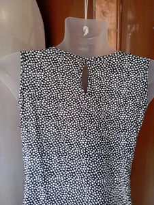 Patterned Sleeveless Dress