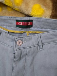Stylish Gray GUCCI Pants