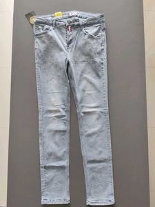 Light Wash Slim Fit Jeans