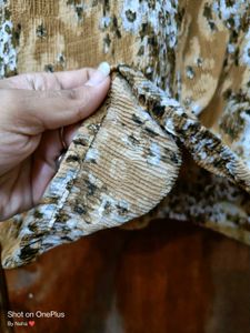 Chiffon Fabric Tiger Top