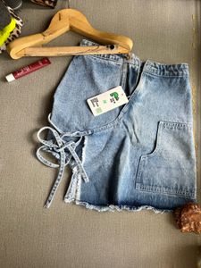 Denim Mini Skirt