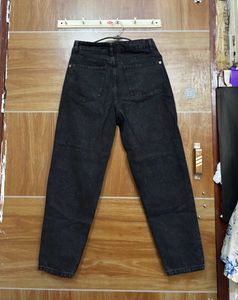 Malachi Black Colour Mom Fit Jeans