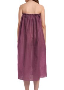 Purple Spa Wrap Dress