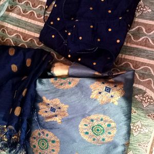 Elegant Blue Lehenga Choli Set