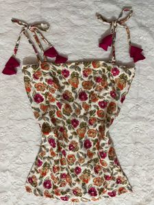 Y2K corset strap Kurti