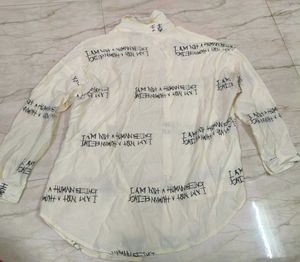 Statement Button-Down Shirt