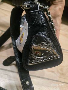 Hello Kitty Black Chain Shoulder Bag