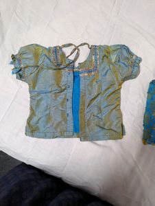 Blue Colour Pariki Jacket For Kids