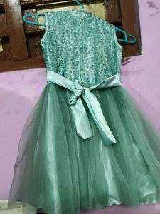 Green Party Dress