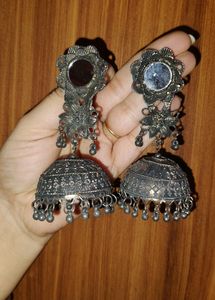 New Oxidised Earrings Jhumka