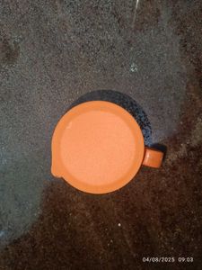 Orange Mug with Lid