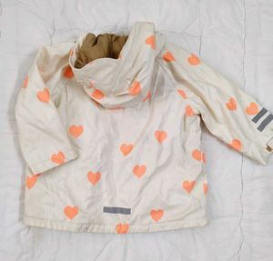 Zara Kids Heart Print Raincoat