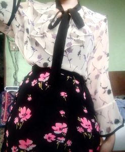 Korean Neck Tie-up Top