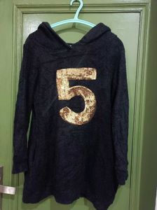 Black Hoodie with Number 5