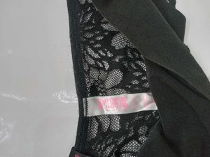 Victoria&#39;s Secret Black Lace Thong