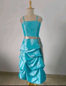 Elegant Teal Midi Dress
