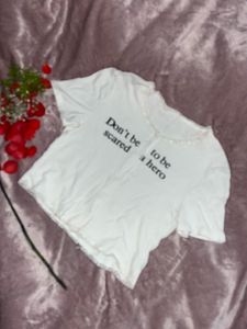 White Graphic Tee