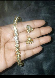 CZ/ AD choker Set