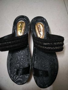 Black Colour Flats