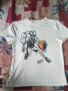 New York White T shirt