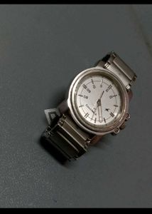 Fastrack Men’s Silver Stainless Steel Analog Watch