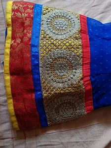 Skirt With Blue Colour